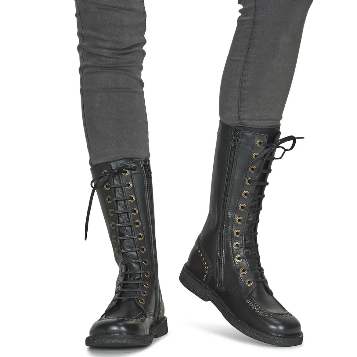 Flade støvler Kickers