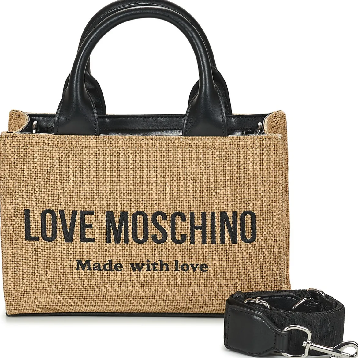 Håndtasker m. kort hank Love Moschino