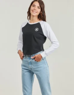 Langærmede T-shirts Converse