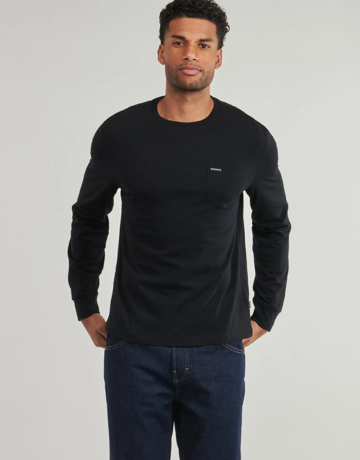 Langærmede T-shirts Guess