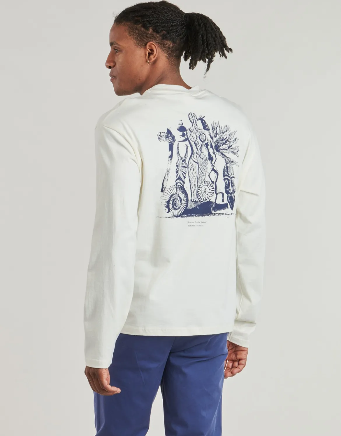 Langærmede T-shirts Selected