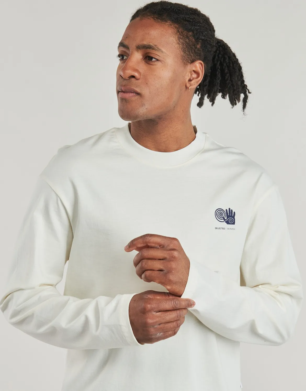 Langærmede T-shirts Selected