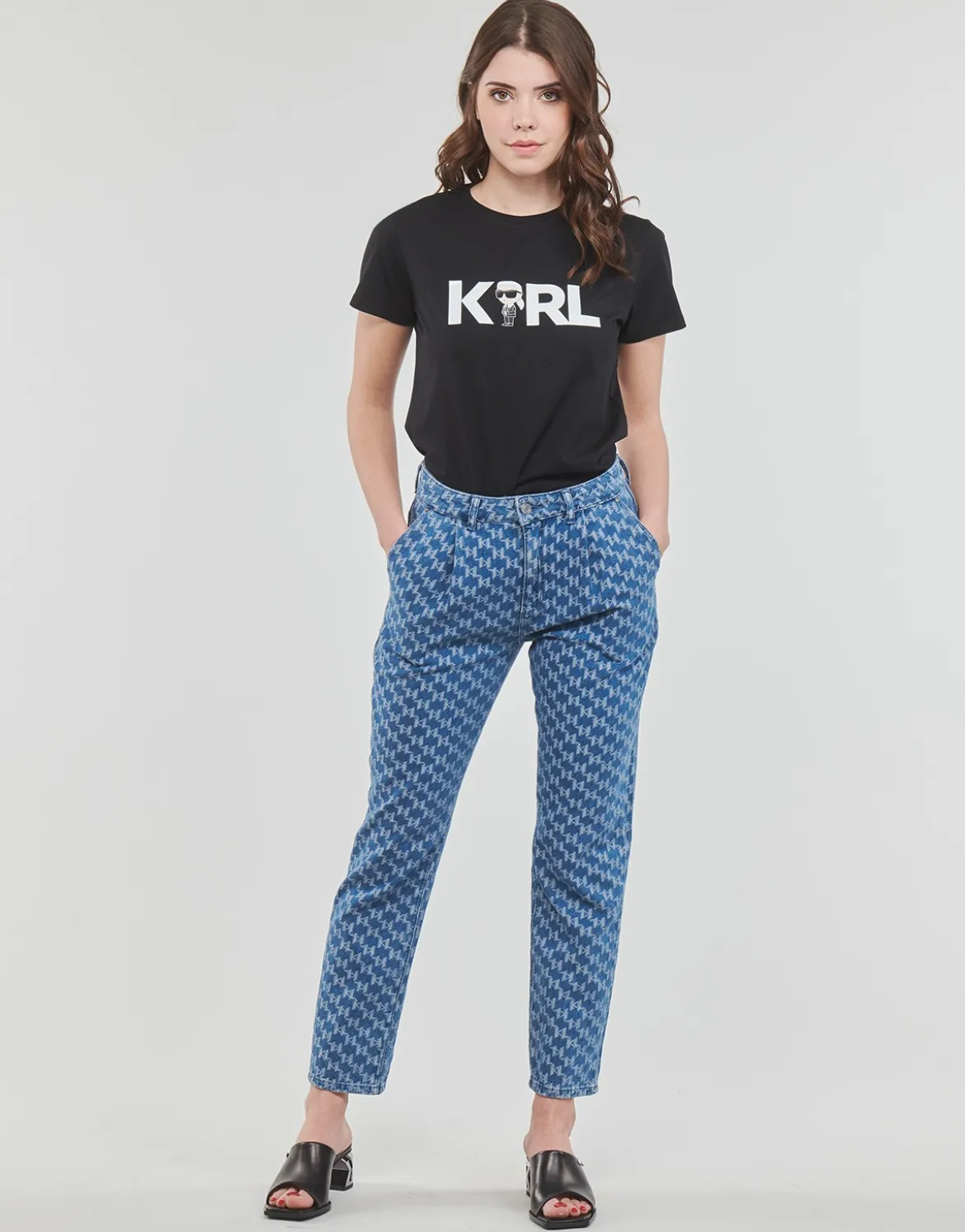 Lige jeans Karl Lagerfeld