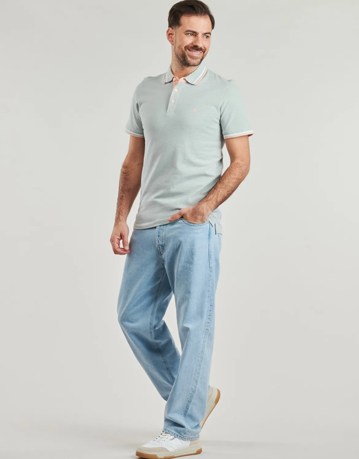 Polo-t-shirts m. korte ærmer Jack & Jones