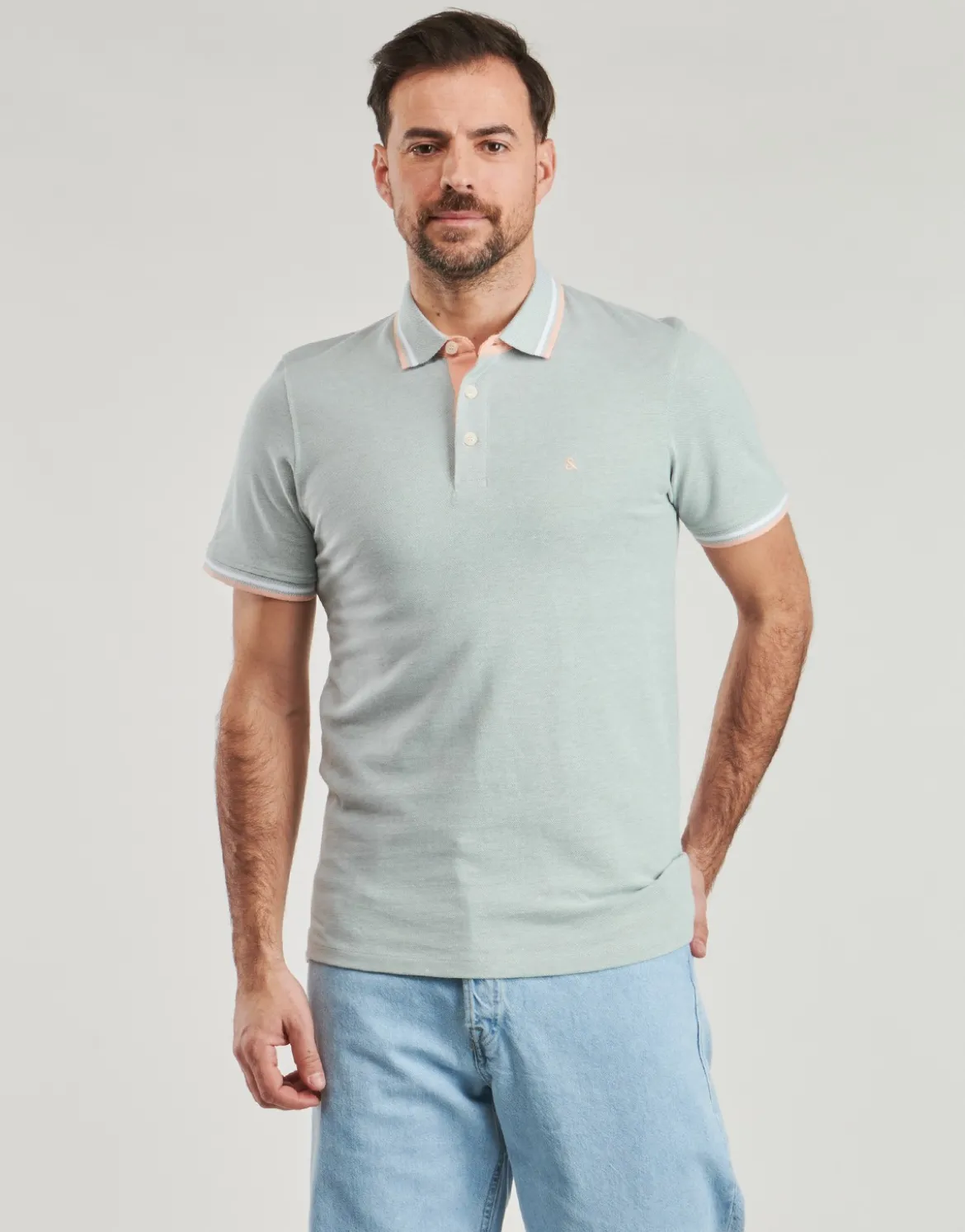 Polo-t-shirts m. korte ærmer Jack & Jones
