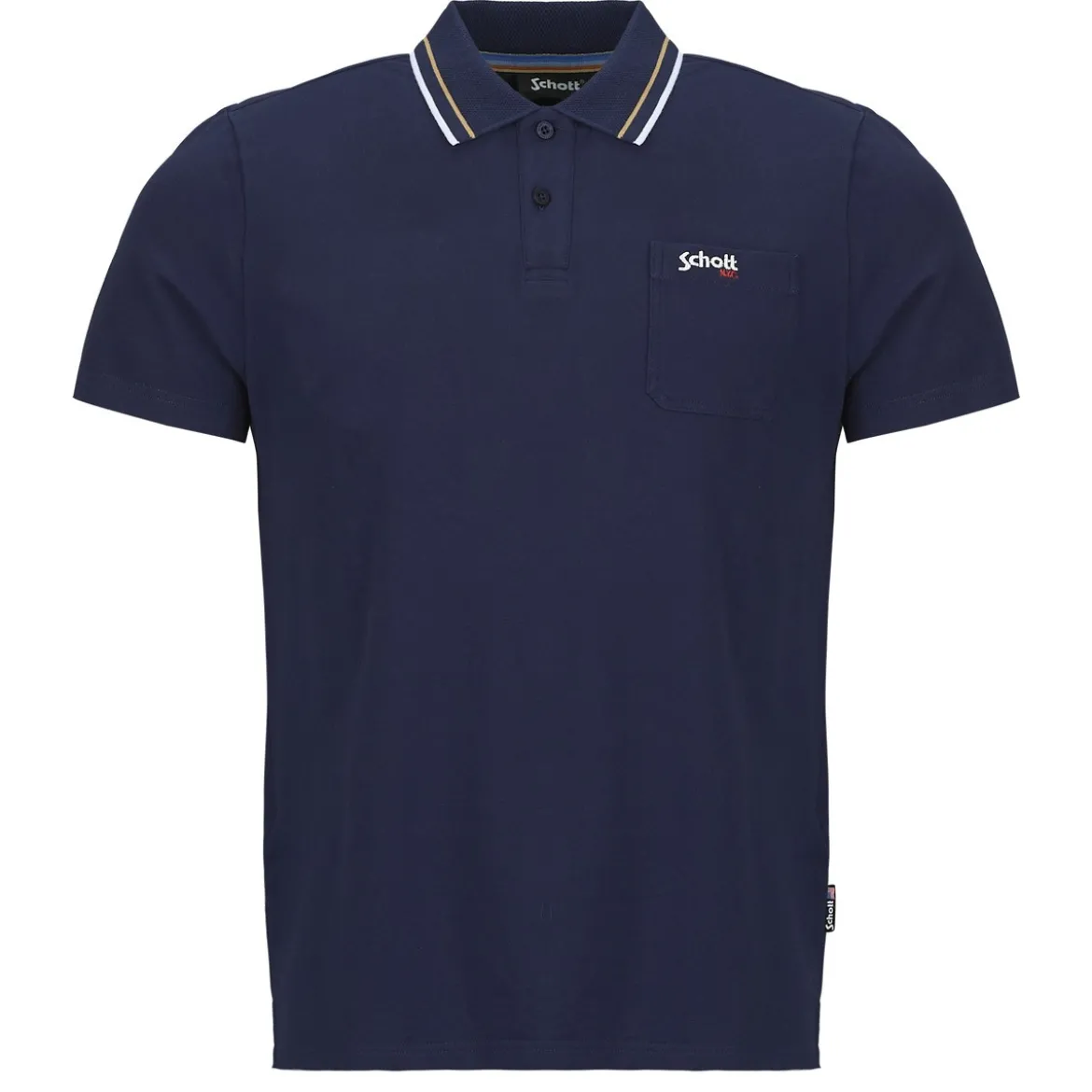 Polo-t-shirts m. korte ærmer Schott
