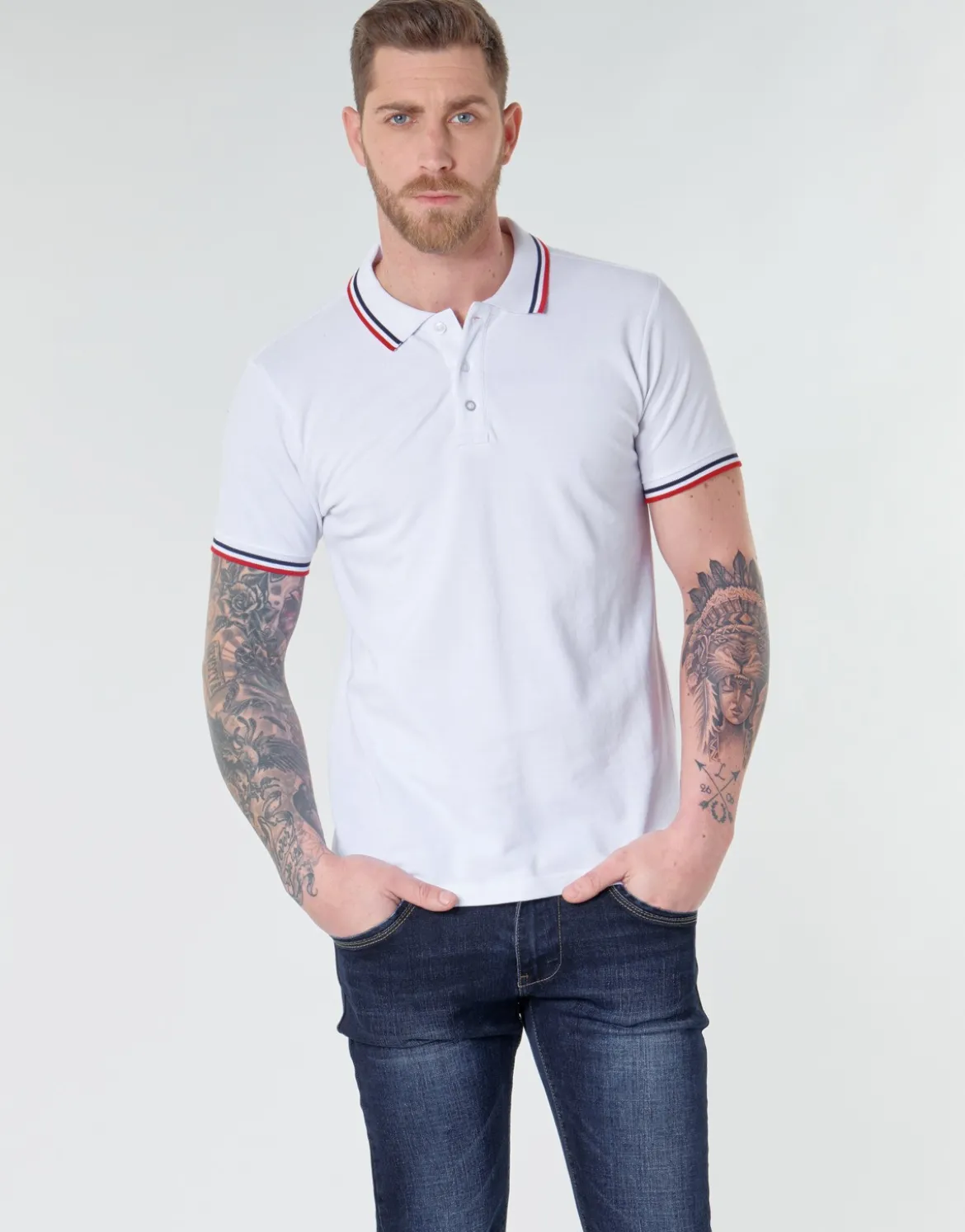 Polo-t-shirts m. korte ærmer Yurban