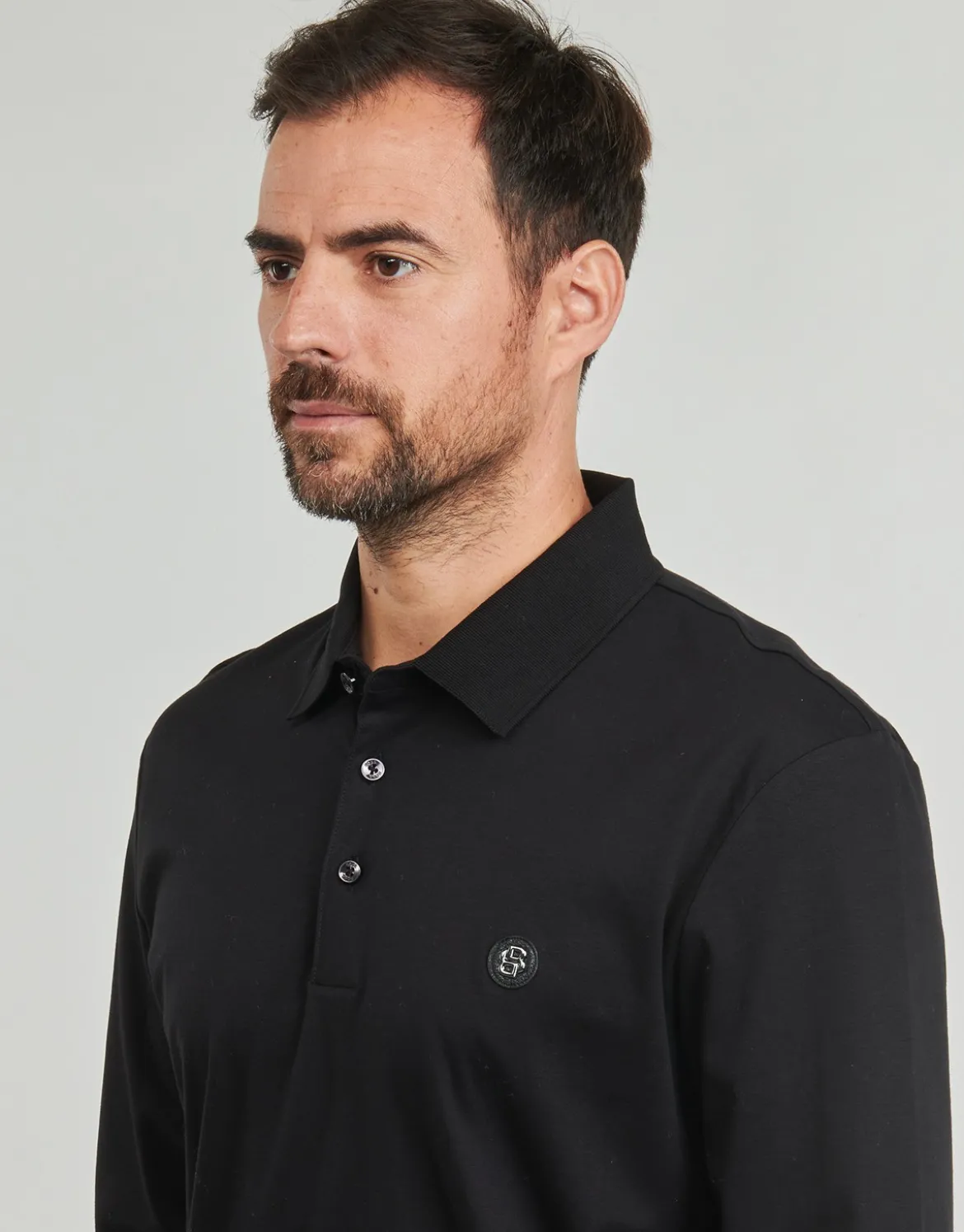 Polo-t-shirts m. lange ærmer BOSS