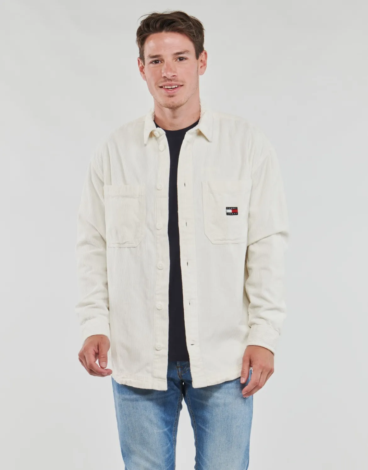 Skjorter m. lange ærmer Tommy Jeans