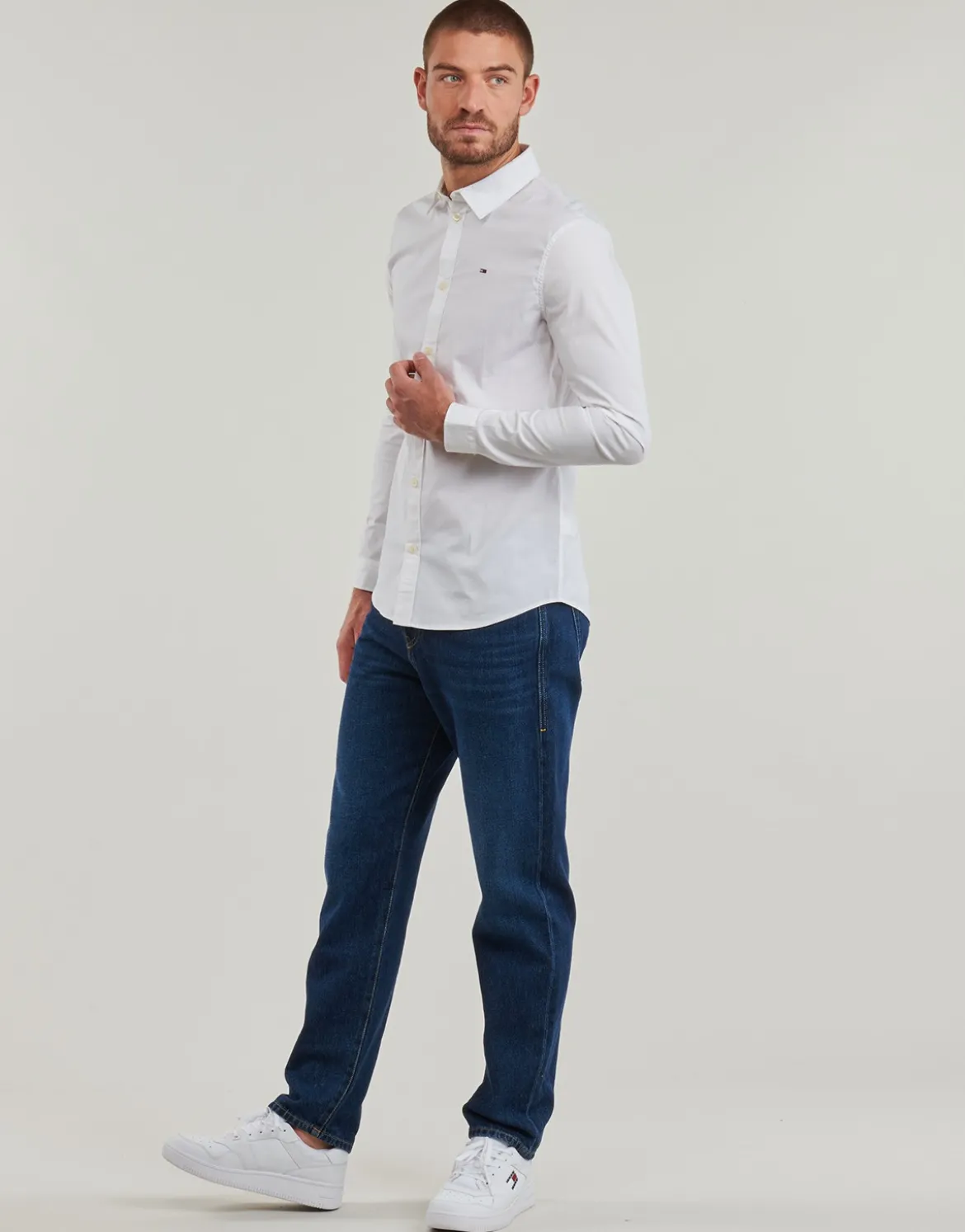 Skjorter m. lange ærmer Tommy Jeans