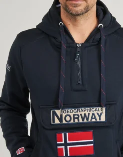 Sweatshirts m. hætte Geographical Norway