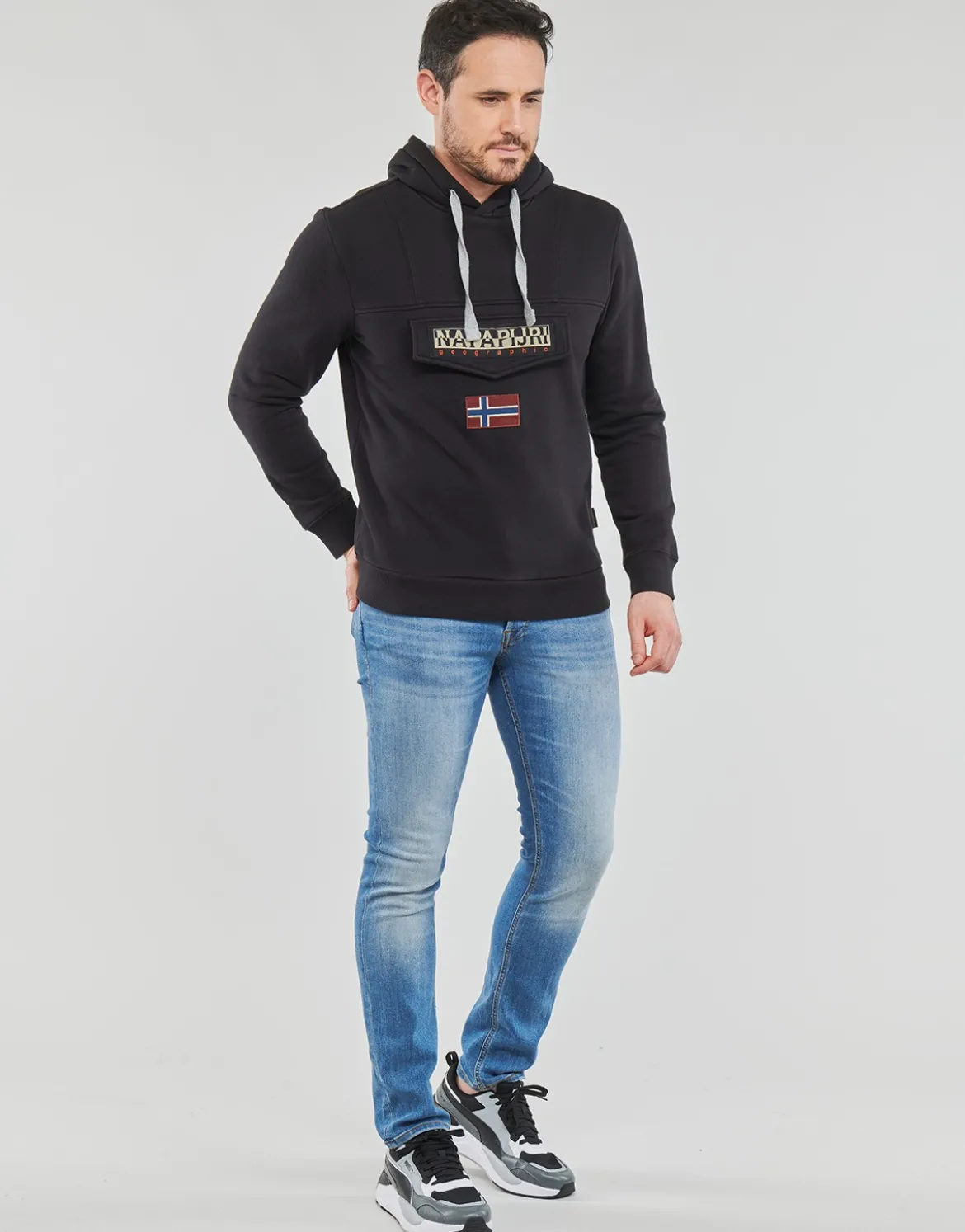 Sweatshirts m. hætte Napapijri