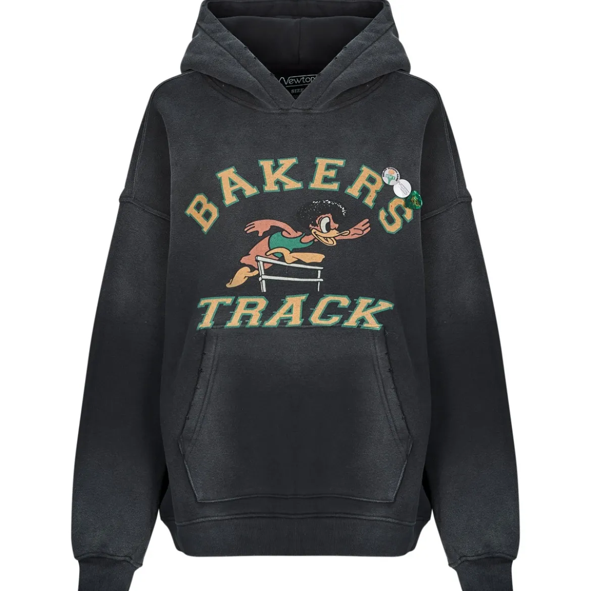 Sweatshirts m. hætte Newtone