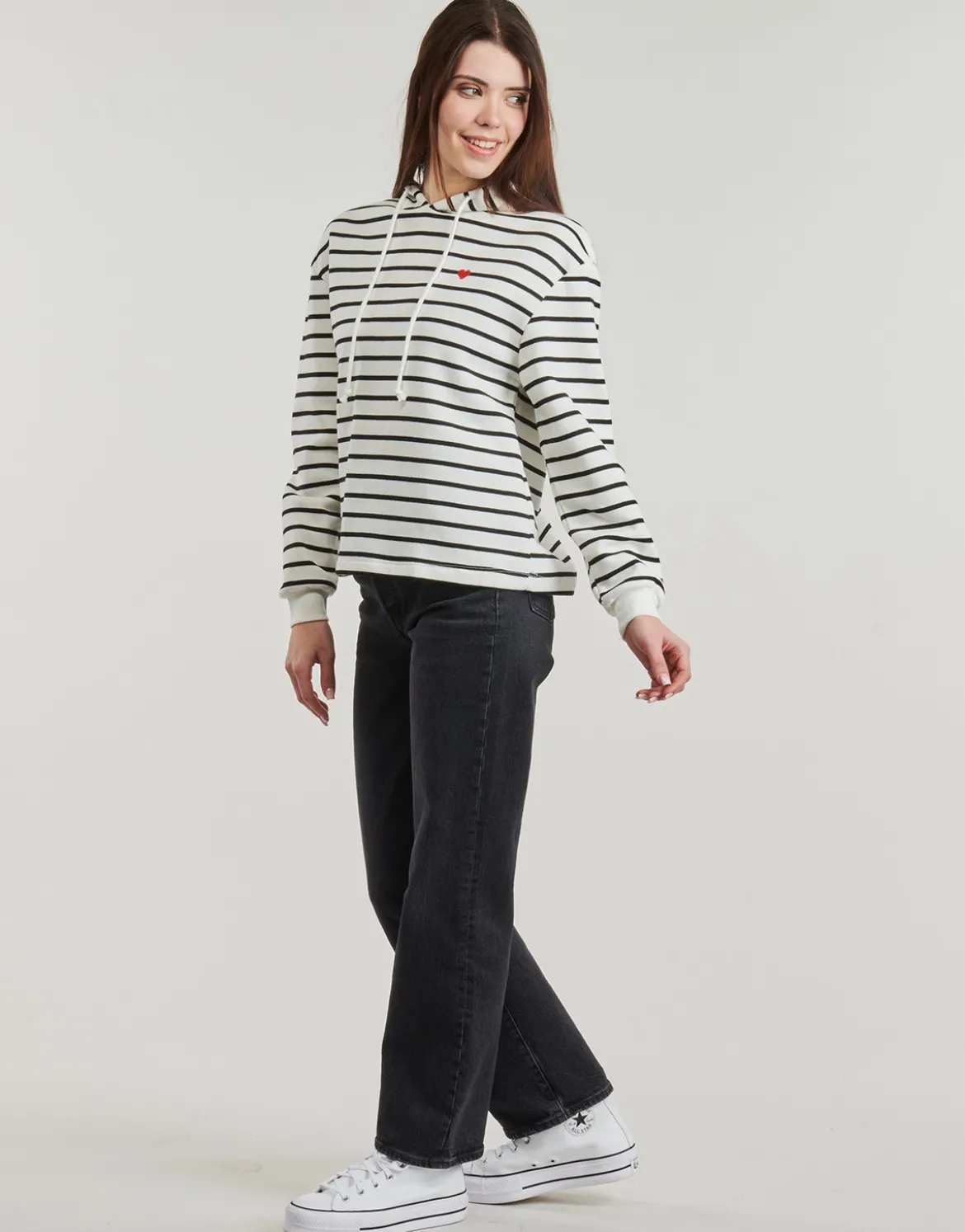 Sweatshirts m. hætte Pieces