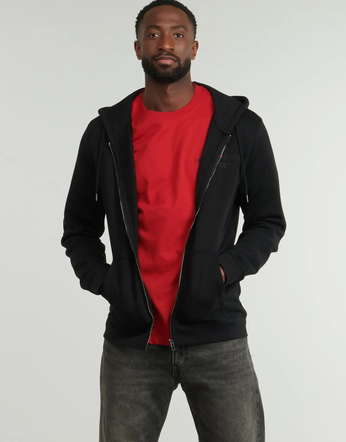 Sweatshirts m. hætte Teddy Smith