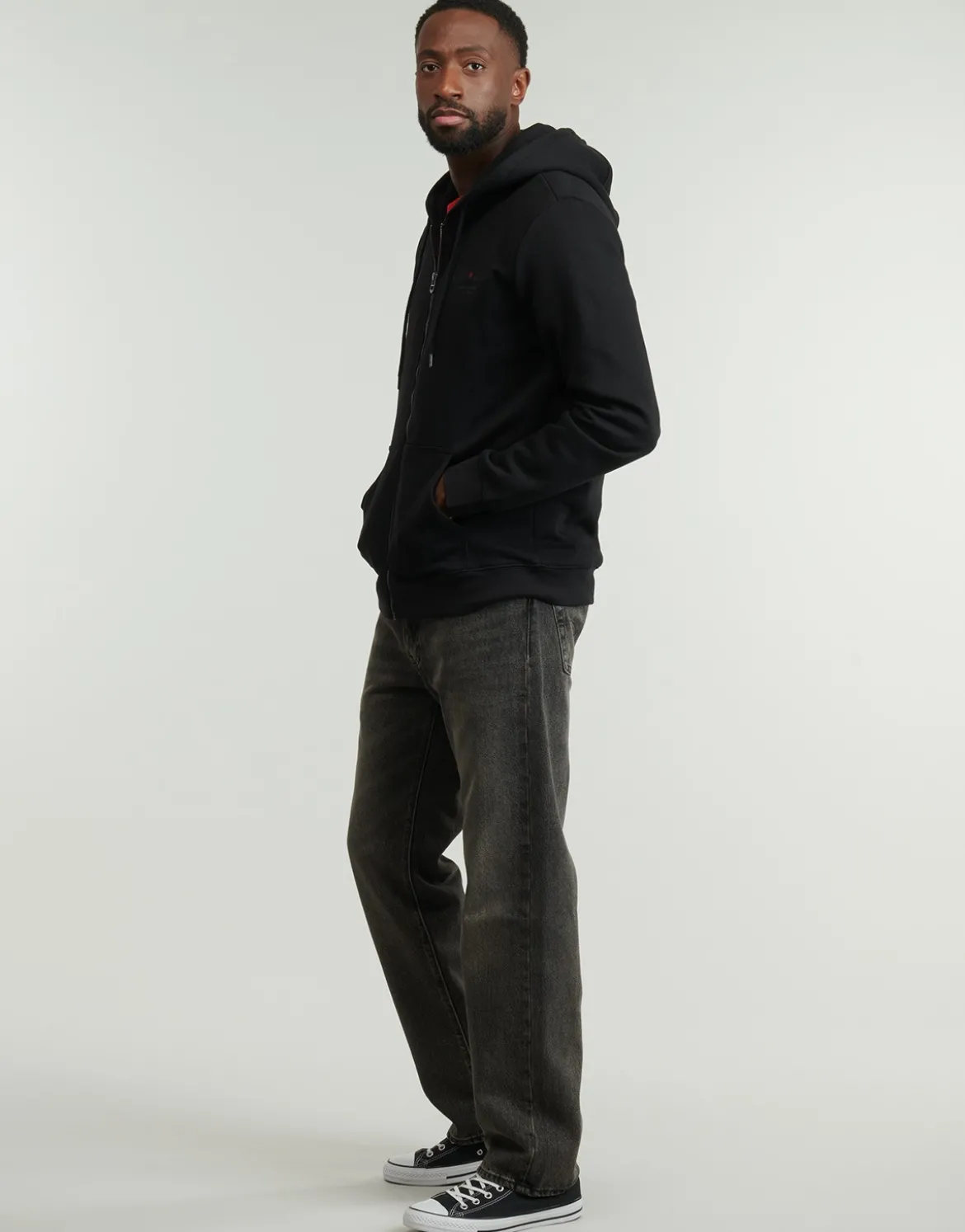 Sweatshirts m. hætte Teddy Smith