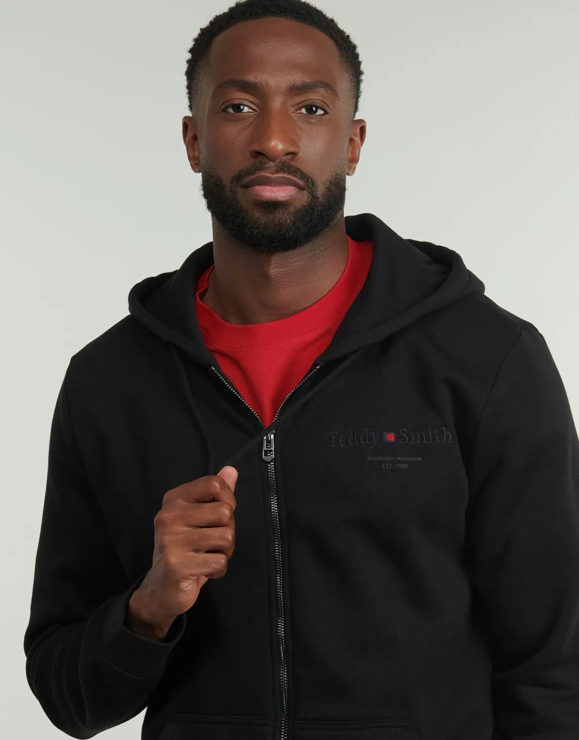 Sweatshirts m. hætte Teddy Smith