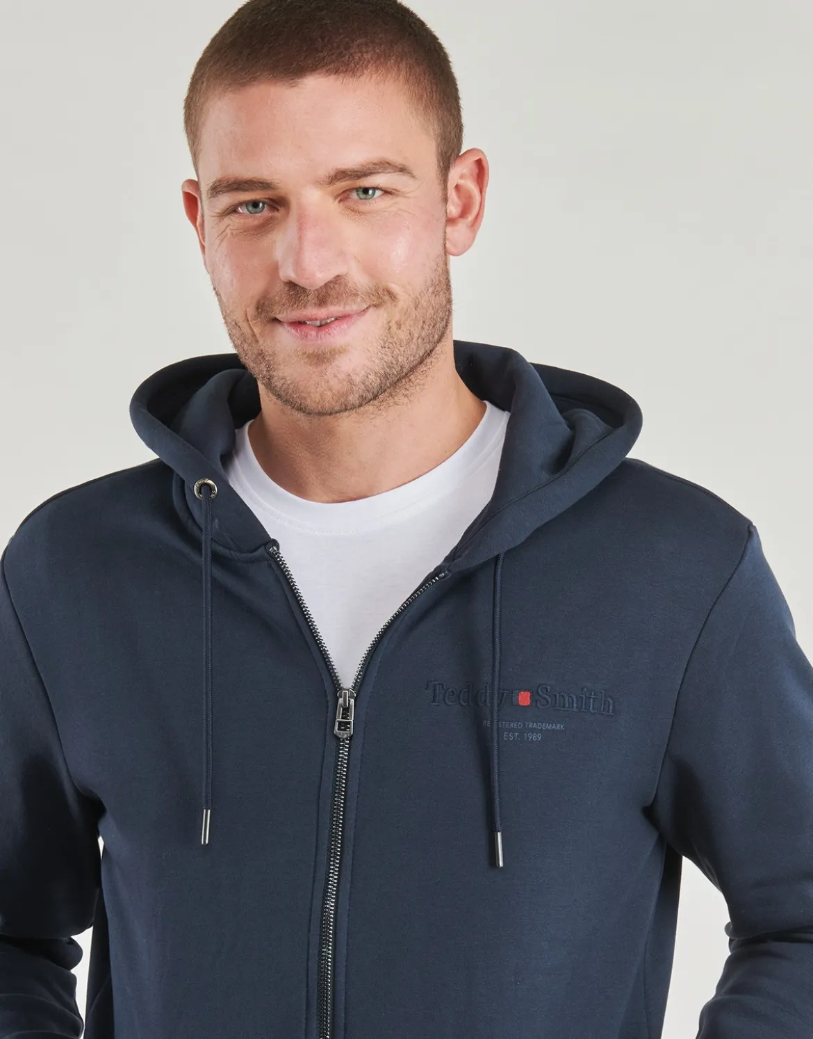 Sweatshirts m. hætte Teddy Smith