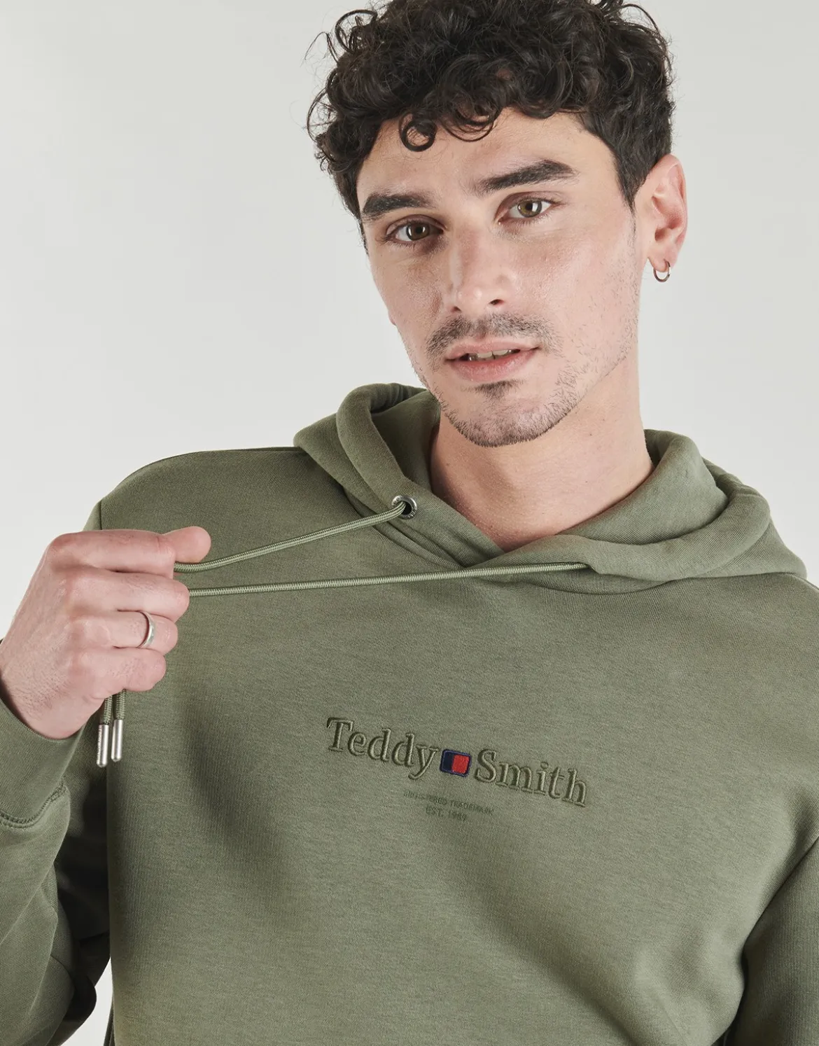 Sweatshirts m. hætte Teddy Smith