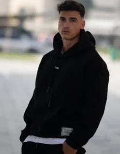 Sweatshirts m. hætte THEAD.