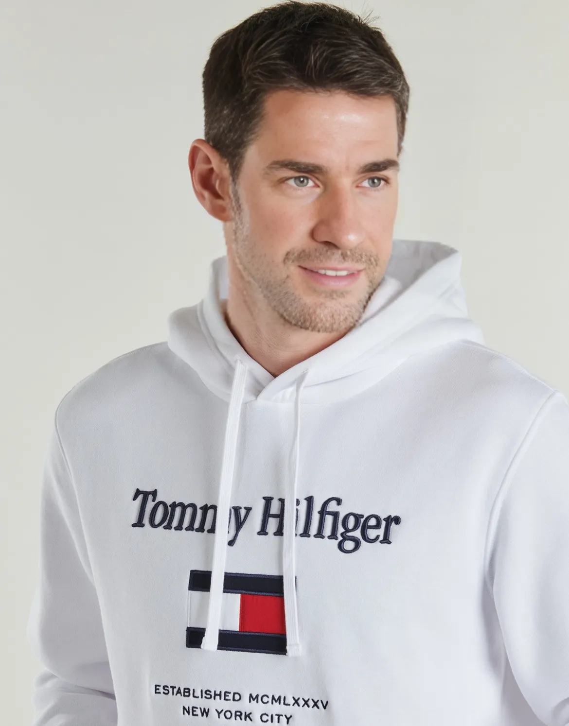 Sweatshirts m. hætte Tommy Hilfiger